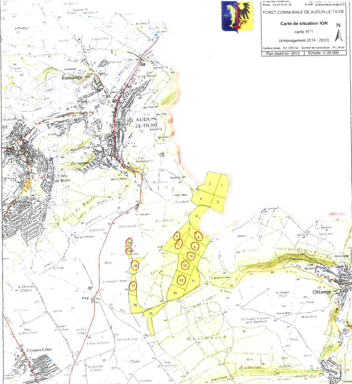 carte zones non chassées