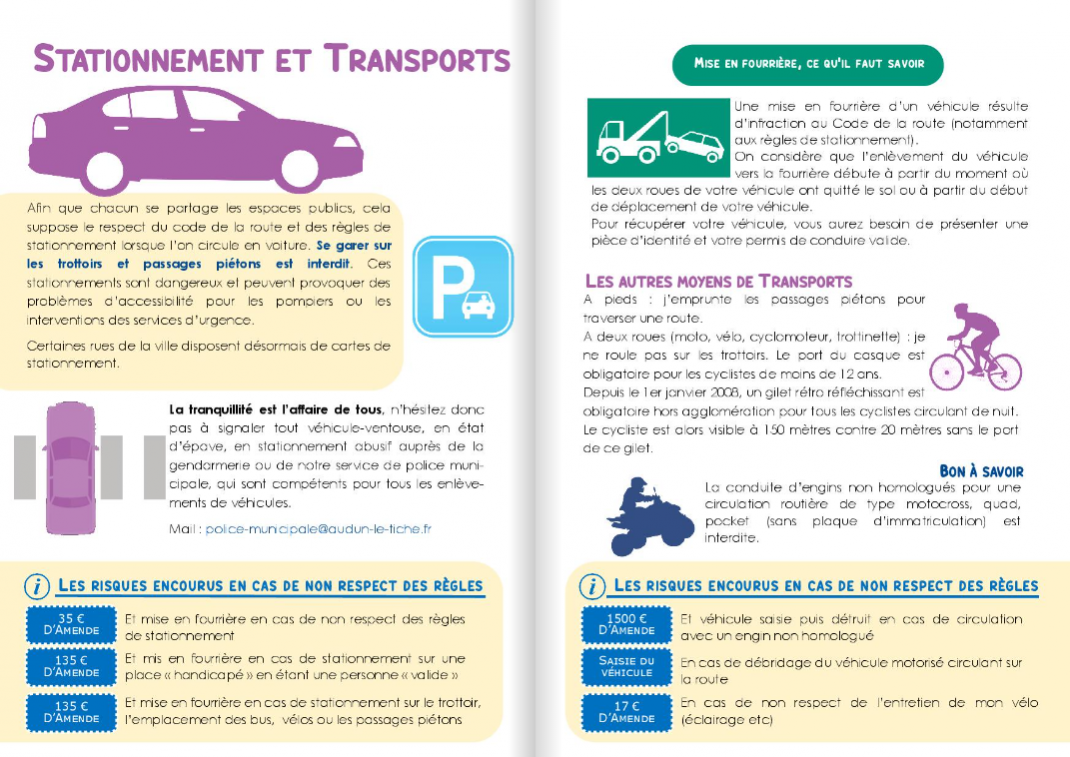 stationnement et transports